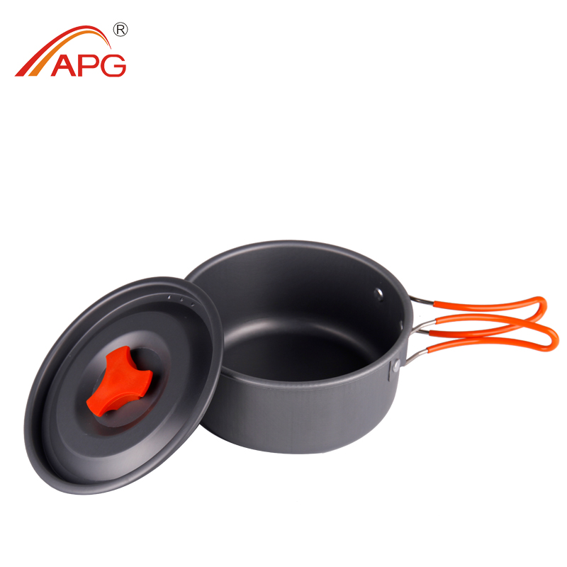 Camping Cookware Pans and Portable Camping Aluminum Cookware