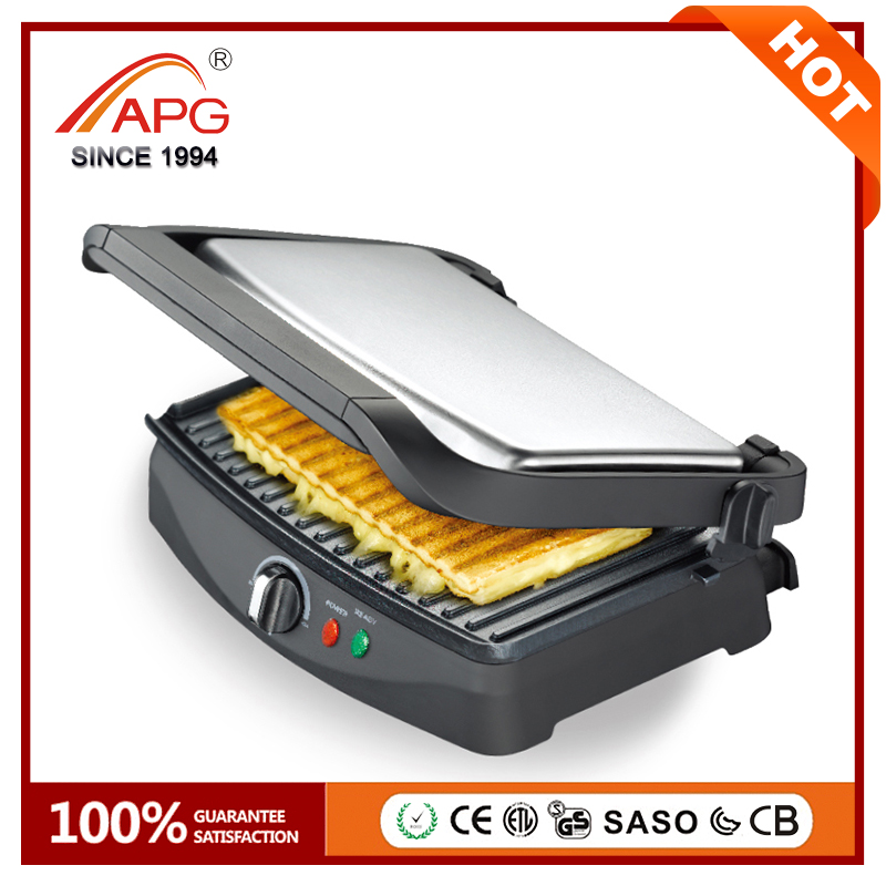 2017 APG 2 Slice Panini Press Contact Chinese BBQ Grill
